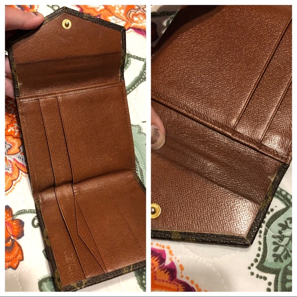 Louis Vuitton AUTHENTIC Vintage Monogram Portefeiulle Elise Trifold Wallet 1990 - Picture 9 of 16